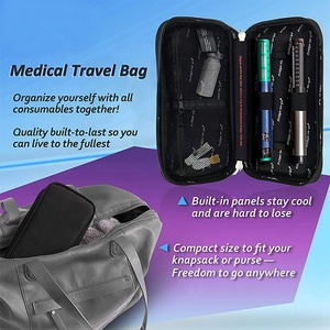 Sac de portefeuille de voyage pour enfants, sac de voyage isolé et rembourré personnalisé pour l'école, le Camp, la médecine, le stockage à basse température - Product Image 3