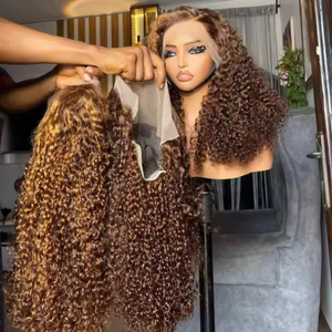 Peluca de Cabello Humano Virgen Vietnamita 13x6 HD con Encaje Frontal, Peluca Rizada Pixie sin Pegamento, Proveedor de Pelucas de Cabello Humano con Encaje Frontal - Product Image 1