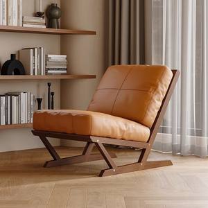 <span class=keywords><strong>Fauteuil</strong></span> design en bois massif de style nordique moderne pour salon, chambre à coucher, balcon, meubles de salon - Product Image 6
