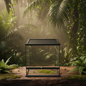Stackable <strong>Glass</strong> Reptile Terrarium Mesh Top <strong>Vivarium</strong> for Arboreal Reptiles &amp; Amphibians <strong>Glass</strong> Tank - Product Image 4