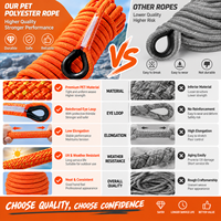 Corde statique industrielle en PET 10mm 12mm, corde de sécurité en polyester résistante à l'abrasion pour opérations de levage et de hissement