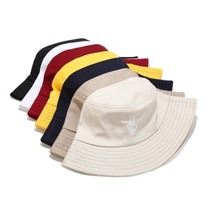 Sombrero de Pescador de Algodón Personalizado Unisex, Sombrero para el Sol con Bordado, Impresión, Etiqueta Termoadhesiva, Empaque OEM - Product Image 1