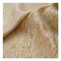 Tissu Jacquard Brocart Teint Fil à Fil 100% Polyester Antistatique Lourd de Haute Qualité en Gros pour Robes, Costumes, Chaussures et Rideaux