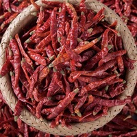 En stock, vente en gros, piment rouge séché cru AD S17, super épicé, piment indien Devil Chili