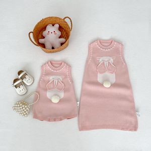 Sonbahar Bebek Kolsuz Örme Tulum Yenidoğan Bebek Örgü Askılı Body Şirin Bebek Kıyafetleri - Product Image 1