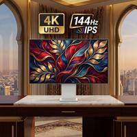 Monitor Komputer 4K 27 Inci Layar IPS Kecerahan 450 Nits Tipe-C untuk Desain Grafis Pabrik OEM