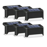 Lampe murale solaire résidentielle ECO en polysilicium, éclairage LED haut/bas, pour escalier, clôture, jardin extérieur, indice de protection IP65, lumière du jour 6000K