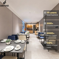 Solution tout-en-un pour le mobilier de restaurant : Ensemble de tables et chaises de salle à manger commerciales modernes et personnalisées pour les projets de bistrot et de cantine