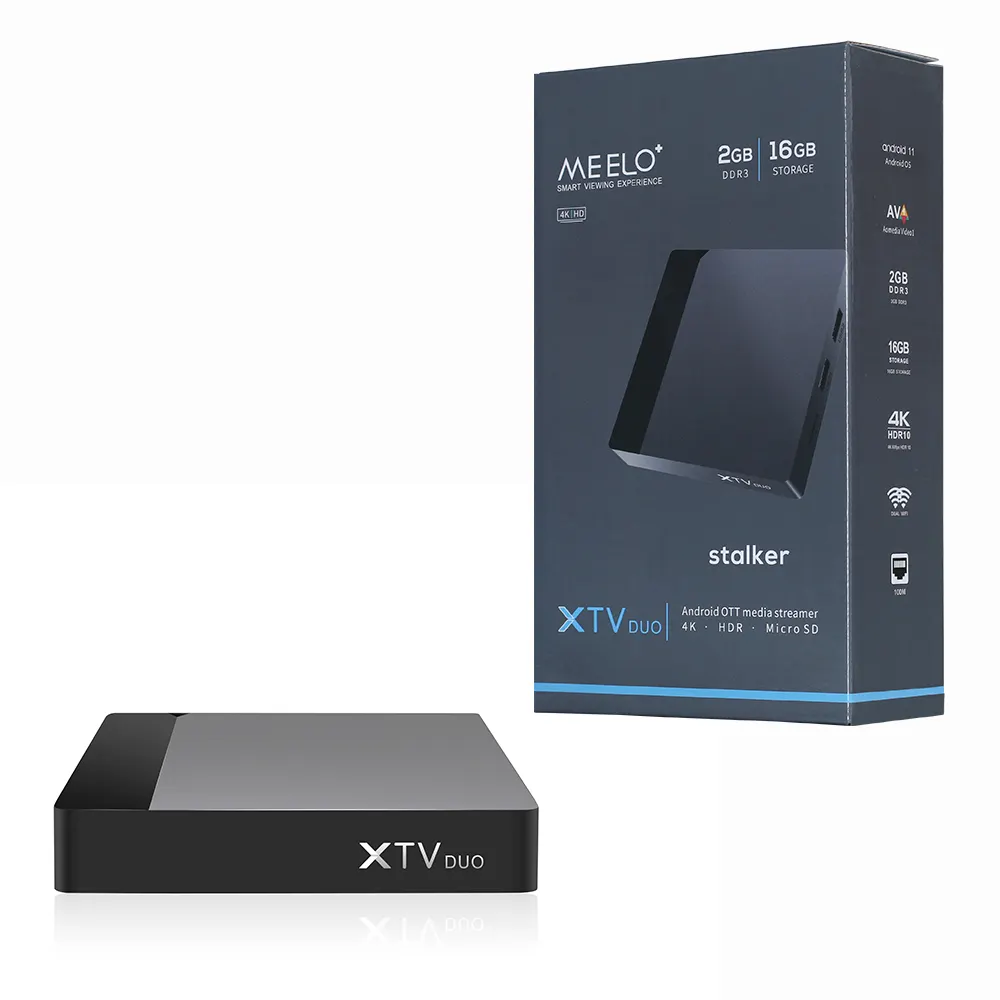 أحدث جهاز فك تشفير ثنائي 4K HDR XTV أكواد x tream أندرويد 11 amlogic S905W2 5G واي فاي ذكي IP TV