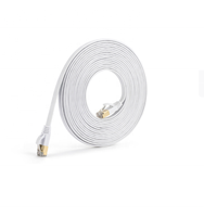 Kabel Lan CAT7 STP FTP datar RJ45 kabel patch Male ke Male kabel jaringan