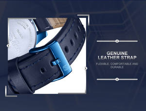 Reloj <span class=keywords><strong>Naviforce</strong></span> <span class=keywords><strong>9172</strong></span> para hombres, reloj de pulsera de cuarzo de cuero, reloj Digital LCD para hombres, relojes deportivos, reloj Masculino - Product Image 6