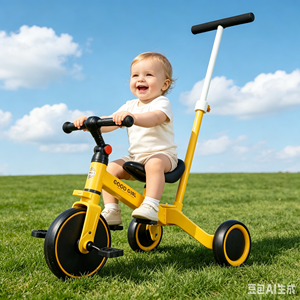 Triciclo 3 en <span class=keywords><strong>1</strong></span> para Niños, Color Blanco Perla, Seguro, Estable y Ajustable, Bicicleta, Scooter, Bicicleta de Equilibrio para Niños Pequeños - Product Image 5