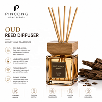 Diffuseur de parfum d'ambiance en verre de luxe pour Oud, marque privée, avec emballage personnalisé, service OEM ODM