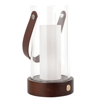 Lampe de chevet LED en bois minimaliste moderne, lumière chaude pour chambre d'enfant, décoration de la maison, cadeau