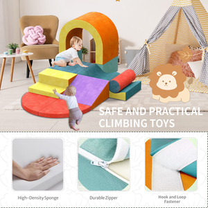 Desain Modern 10 buah busa warna memanjat blok untuk balita 1-3 Bermain lembut Set untuk dalam ruangan memanjat kamar tidur merangkak ruang makan ruang tamu - Product Image 5