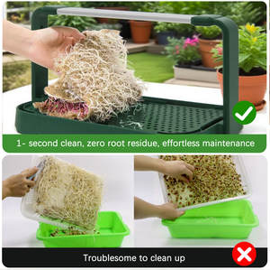 Kostengünstigeres Garten-Starter-Set Smartes Hydroponik-System für Salat und Kräuter für den Innenanbau - Product Image 2