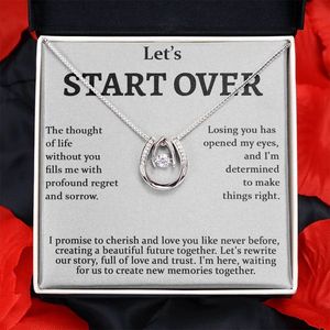 Collier personnalisé avec texte – Cadeau classique en cuivre pour la Saint-Valentin, pour la réconciliation ou les excuses en couple - Product Image 2