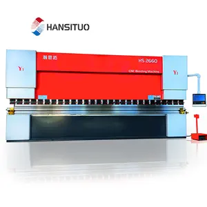 Fornecedor de fábrica WE67K 260T/6000 pressione o freio com sistema DA53T Press Brake para máquina de dobra e dobra de chapa metálica