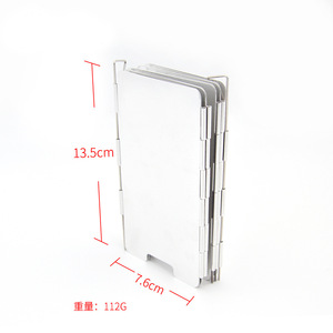 Deflector de Viento para Estufa de Gas Portátil, 8 Piezas, Plegable, Metálico, para Acampar, Cocina al Aire Libre - Product Image 5