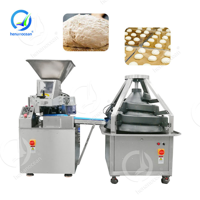 OCEAN Best Quality Small Dough Cut Maker Full Automatic Round Steam Bun Dough Ball Dispenser Mould Machine