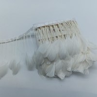 Plumes d'oie naturelles de haute qualité de 15-20 cm (6-8 pouces) avec pointes à franges pour déguisement et performance