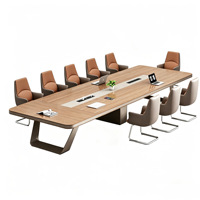 Table de conférence HYZ-002X, table longue, mobilier de bureau moderne et simple, table de négociation et de formation