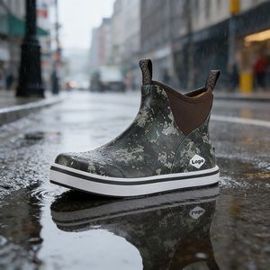 รองเท้าบูทเด็กแบบกันน้ำ OEM สำหรับผู้ชายและผู้หญิง รองเท้าบูทยางนีโอพรีนบุฉนวนกันความร้อน รองเท้ากันฝนกันลื่นแบบเวลลิงตัน - Product Image 2