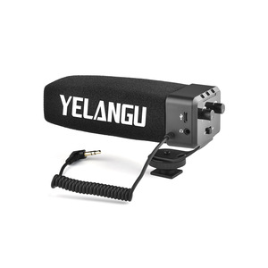 Yelangu Shotgun <b>Microphone</b> With Volume Control For Camera Recording - Product Image 1