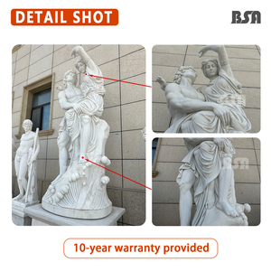 Statua BSA dell'antica dea greca Boreas e della principessa ateniese Oreithyia, scultura in stile barocco di Boreas che abbraccia Oreithyia - Product Image 3