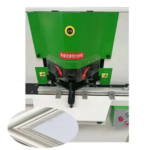 Double ended saw with a 45 degree Angle Aluminum alloy tuyere Angle cutting double head sawing machine