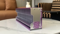 Boîtes et solutions de rangement pour supports multimédias en métal, cassettes audio, présentoir de collection de musique vintage industriel, boîte organisatrice