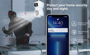 Mini Icsee Cam Ampoule Wifi Caméra Mouvement Alarme Vocale Moniteur de Sécurité Caméra Réseau Audio Bidirectionnel App Télécommande Wifi Caméras - Product Image 4