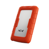 Nuovo Disco Rigido Esterno Portatile 1TB, Alloggiamento in Lega di Alluminio, Cover in Silicone, USB 3.0 SATA 3.0, Antiurto, 2.5" per Laptop