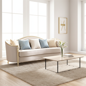 कैराकोले आधुनिक लक्जरी चमड़े के सोफे के लिए घर के रहने वाले कमरे के फर्नीचर के लिए स्पंज भरने के साथ - Product Image 2