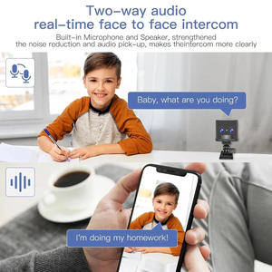 Kamera Dalam Ruangan 4G 6x Zoom Deteksi Gerakan Visi Malam Berwarna Kartu Sim Kamera Mini CCTV Berbasis Cloud Deteksi Bergerak Kamera Mini - Product Image 5