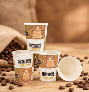 Vasos de Papel para Café Compostables y Duraderos de 6oz, 7oz, 8oz, 9oz, 12oz y 16oz con Logotipo Personalizado para el Mercado Peruano - Product Image 1