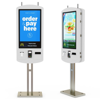 Quiosco de pedido automático en restaurante Quiosco de pedido de autoservicio Quiosco de pedido de alimentos