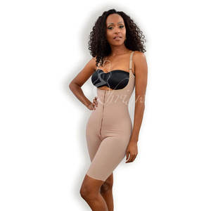 Barboteuse de style corset mi-cuisse sans soutien-gorge et avec bretelles fines haute compression Body Shapewear femmes Fajas Colombianas - Product Image 3