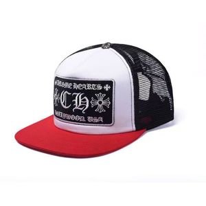 Gorra de béisbol Chrome Hearts Cross CH con visera curva, gorra trucker para hombre y mujer, gorra de camionero, protección solar para exteriores, gorra de malla transpirable. - Product Image 2