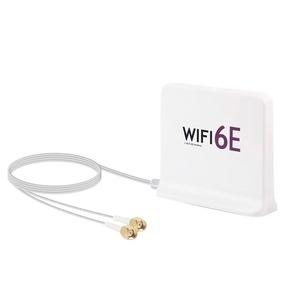 Carte de développement d'antenne WiFi 6E 12dBi 2.4G 5.8G 6GHz avec connecteur RP-SMA RG174 de 3 pieds et base magnétique pour carte PCIe WiFi 6E - Product Image 4