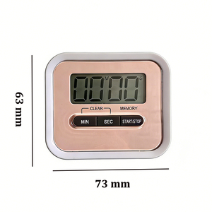 Temporizador de Cocina Digital Personalizado con Logotipo, Pantalla LCD a Color, 99 Minutos y 59 Segundos, Magnético, Electrónico, Manual, con Alarma Sonora, para Escritorio - Product Image 4