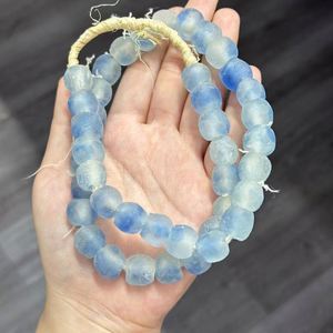 <b>Large</b> African Recycled Glass <b>Beads</b> in Various Colors Sea Glass <b>Beads</b> From Ghana for Bracelets Necklaces & Glass <b>Beads</b> Projects - Product Image 5