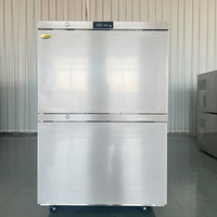 Réfrigérateur mortuaire de style européen en acier inoxydable pour le stockage des corps humains avec réfrigération sans givre et fonctions antiseptiques