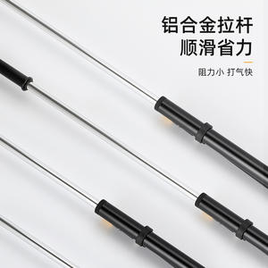 ปั๊มจักรยานอลูมิเนียมอัลลอยด์พร้อมอะแดปเตอร์วาล์ว 330 มม. ปั๊มขนาดเล็กแบบพกพาสำหรับจักรยานเสือภูเขาโช้คอัพหน้าหลัง - Product Image 1