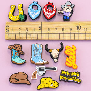 Dijes de Moda 2025 para Zapatos de Vaquero y Vaquera, Estilo Salvaje del Oeste, Botas, Tacones, Sombreros, Dinero, Dólares, Accesorios Decorativos para Zapatos, Venta al por Mayor - Product Image 3