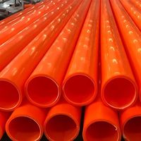Conduit de câblage souterrain haute pression en HDPE/MPP orange de haute qualité, durable