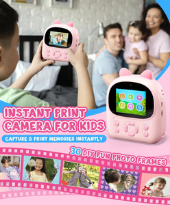 Cámara Digital Instantánea para Niños, con Pantalla IPS HD de 2.4 Pulgadas, Portátil, Divertida y Rápida, con Tarjeta SD de 32 GB - Product Image 6