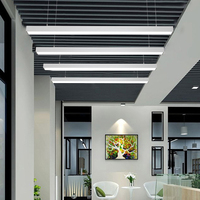 Precio al por Mayor, Lámpara Lineal LED de Hierro para Interiores, Comercios, Oficinas, PC 36 48 54 72 108 W