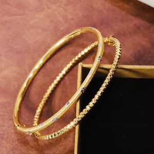 กำไลข้อมือ Xinfly ทองคำแท้ 18K ลายท้องฟ้าเต็มดาว AU750 เครื่องประดับคุณภาพสูง - Product Image 1