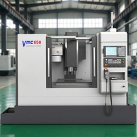 Machine de fraisage verticale CNC à 2 axes Dinuo Precision Metal-Processing Heavy Duty VMC650 avec fonction automatique